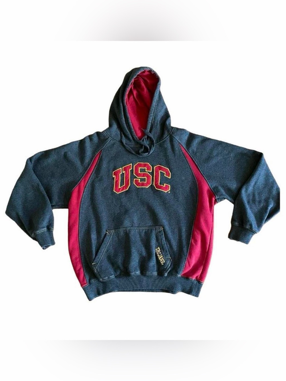 Vintage USC Trojans Gray Hoodie Colosseum XL